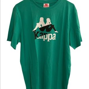 NWOT Unisex Kappa Green Short Sleeves T-Shirt Sz L